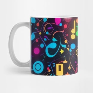 music pattern Mug